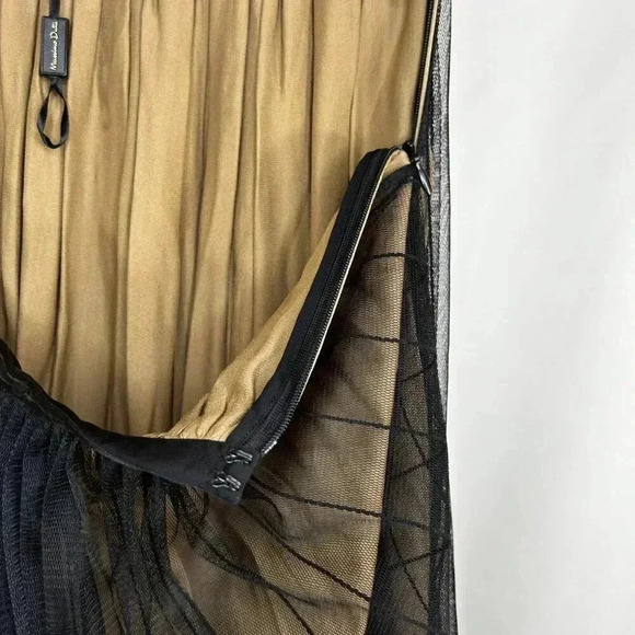 Mossimo Dutti Size 2 Tulle Skirt Black Lined Party - Picture 9 of 9